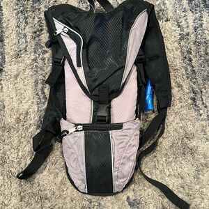 Black and Gray Hydration Backpack